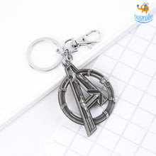 Load image into Gallery viewer, Avengers Sign Metallic Keychain