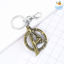Load image into Gallery viewer, Avengers Sign Metallic Keychain