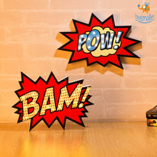 Load image into Gallery viewer, BAM! POW! LED Lamp