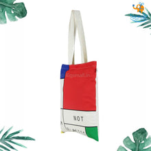 Load image into Gallery viewer, Color Block Canvas Tote Bag