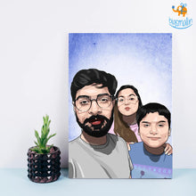 Load image into Gallery viewer, Personalized Caricature Wooden Portrait | COD Not Available