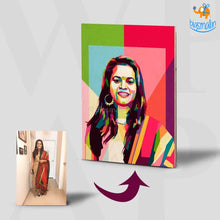 Load image into Gallery viewer, Personalized Pop Art Wooden Frame - Single Face | COD not available