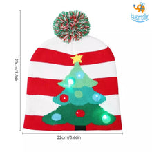 Load image into Gallery viewer, Christmas Cap With LED Lights
