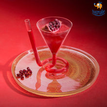 Load image into Gallery viewer, Cocktail Rope Straw Glass