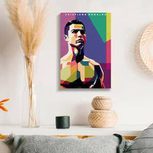 Load image into Gallery viewer, Cristiano Ronaldo WPAP Wall Art