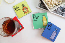 Load image into Gallery viewer, Element Coasters - Set of 4