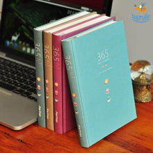 Load image into Gallery viewer, 365 Daily Planner Notebook