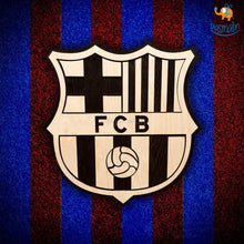 Load image into Gallery viewer, Barcelona Engraved Wooden Crest
