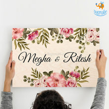 Load image into Gallery viewer, Personalized Flower Theme Name Plate | COD not available
