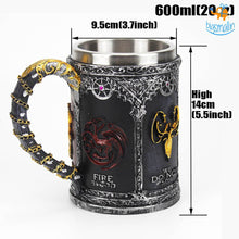 Load image into Gallery viewer, GOT House Emblem Collectible Tankard