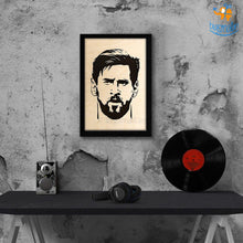 Load image into Gallery viewer, Footballer Engraved Wooden Frame (19 x 13 inches)