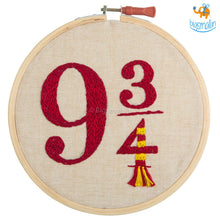 Load image into Gallery viewer, Harry Potter 9 3/4 Embroidery Hoop Art