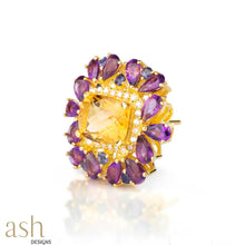 Load image into Gallery viewer, Twilight Semi-Precious Earrings & Ring