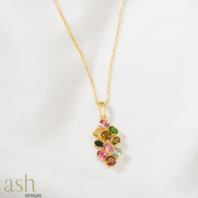 Load image into Gallery viewer, Moana Gemstone Pendant with Chain
