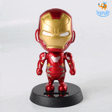 Load image into Gallery viewer, Iron Man Solar Powered Bobblehead