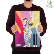 Load image into Gallery viewer, M S Dhoni Printed Wooden Frame ( 17.6 x 11.6 inches)