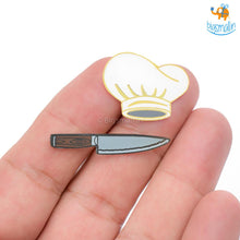 Load image into Gallery viewer, Chef Lapel Pin - Set of 2
