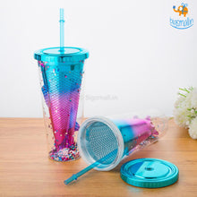 Load image into Gallery viewer, Mermaid Sipper With Straw
