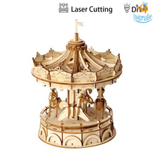 Load image into Gallery viewer, 3D Wooden Puzzle - Merry-Go-Round