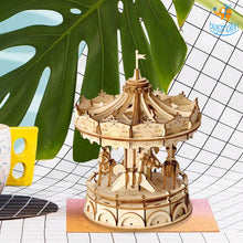 Load image into Gallery viewer, 3D Wooden Puzzle - Merry-Go-Round