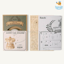 Load image into Gallery viewer, 3D Wooden Puzzle - Merry-Go-Round