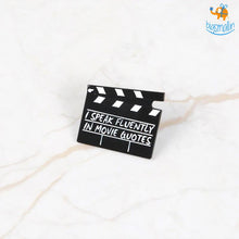Load image into Gallery viewer, Movie Quotes Metallic Lapel Pin
