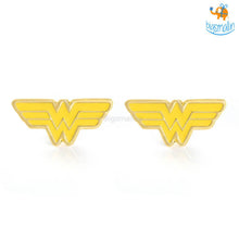 Load image into Gallery viewer, Official Wonder Woman Gold Plated Earrings