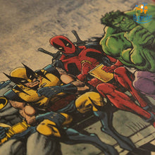 Load image into Gallery viewer, Superheroes Chilling Poster