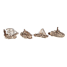Load image into Gallery viewer, U-Fidgets Ships Puzzle - Set of 4