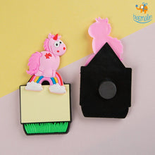 Load image into Gallery viewer, Unicorn Sticky Notes with Magnetic Back