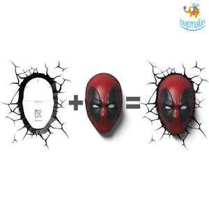 3D Deadpool Wall Lamp