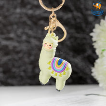 Load image into Gallery viewer, 3D Llama Keychain
