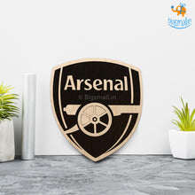 Load image into Gallery viewer, Arsenal Engraved Wooden Crest
