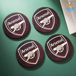 Arsenal Wooden Coasters - Set of 4