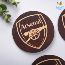 Load image into Gallery viewer, Arsenal Wooden Coasters - Set of 4
