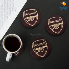 Load image into Gallery viewer, Arsenal Wooden Coasters - Set of 4
