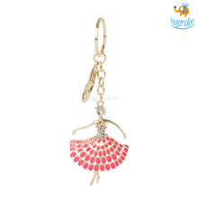 Load image into Gallery viewer, Ballerina Metallic Keychain
