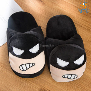 Batman Chibi Plush Slippers (Size: Up to UK 7)