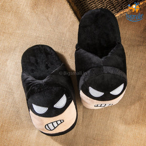 Batman Chibi Plush Slippers (Size: Up to UK 7)