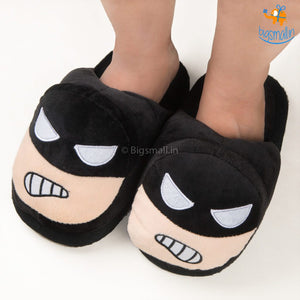 Batman Chibi Plush Slippers (Size: Up to UK 7)