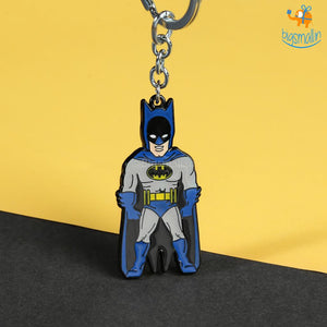 Batman Doodle Metallic Keychain