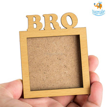 Load image into Gallery viewer, Bro Wooden Magnetic Photo Frame
