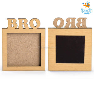 Bro Wooden Magnetic Photo Frame