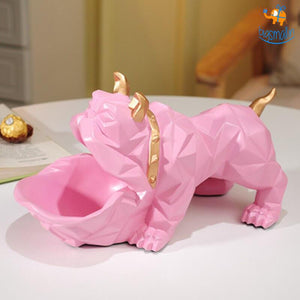 Bulldog Storage Table Ornament