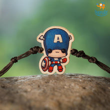 Load image into Gallery viewer, Avengers Wooden Rakhi
