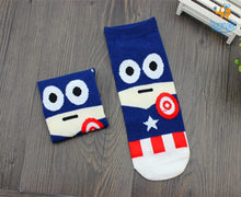 Load image into Gallery viewer, Captain America Cartoon Socks
