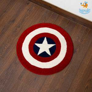 Captain America Shield Rug