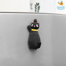 Load image into Gallery viewer, Cat Fridge Magnet with Hook
