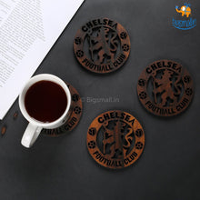 Load image into Gallery viewer, Chelsea Laser Cut Wooden Coasters - Set of 4
