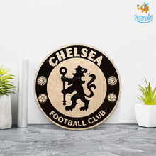 Load image into Gallery viewer, Chelsea Engraved Wooden Crest
